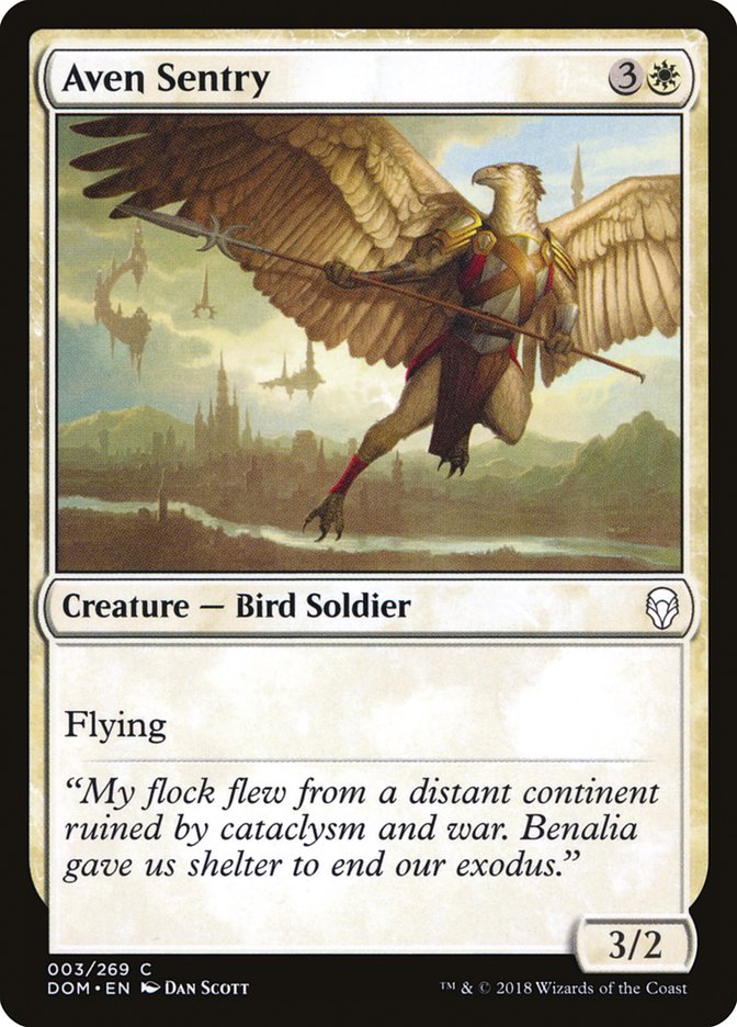 Aven Sentry [Dominaria] | Boutique FDB TCG