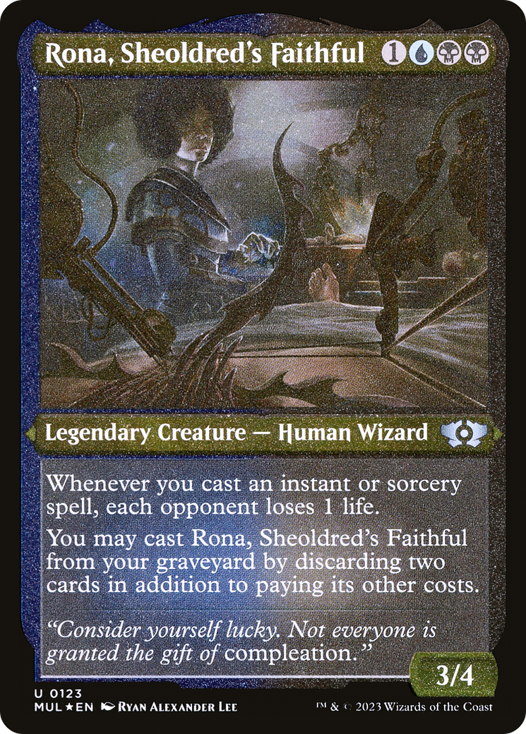 Rona, Sheoldred's Faithful (Foil Etched) [Multiverse Legends] | Boutique FDB TCG