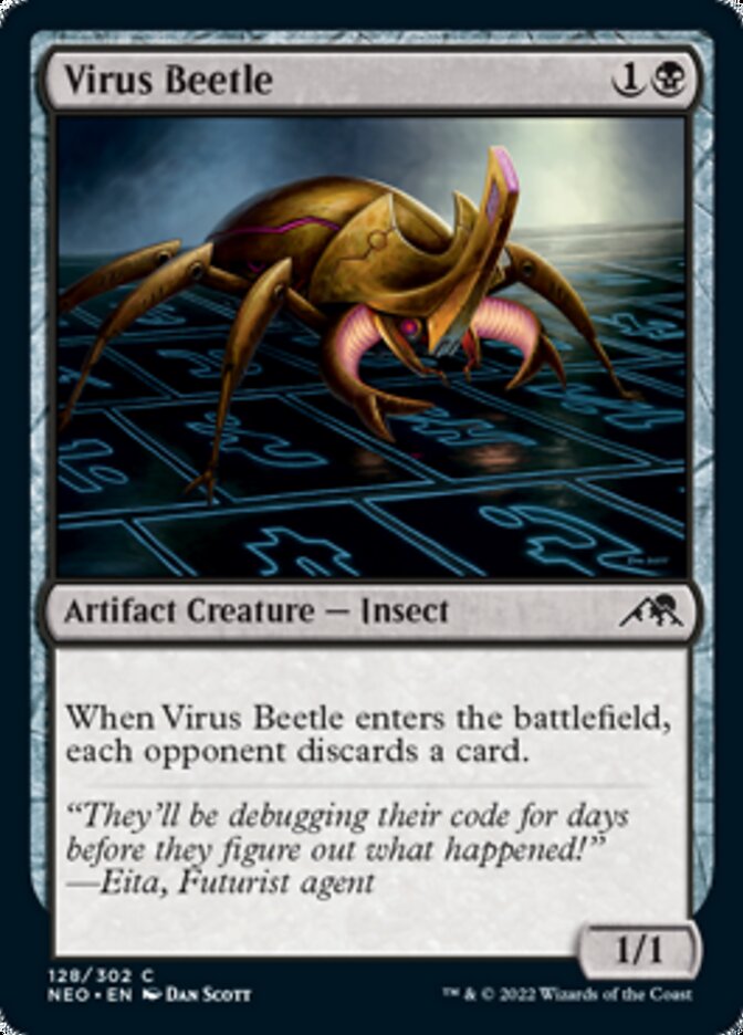 Virus Beetle [Kamigawa: Neon Dynasty] | Boutique FDB TCG