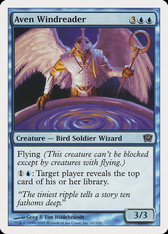 Aven Windreader [Ninth Edition] | Boutique FDB TCG
