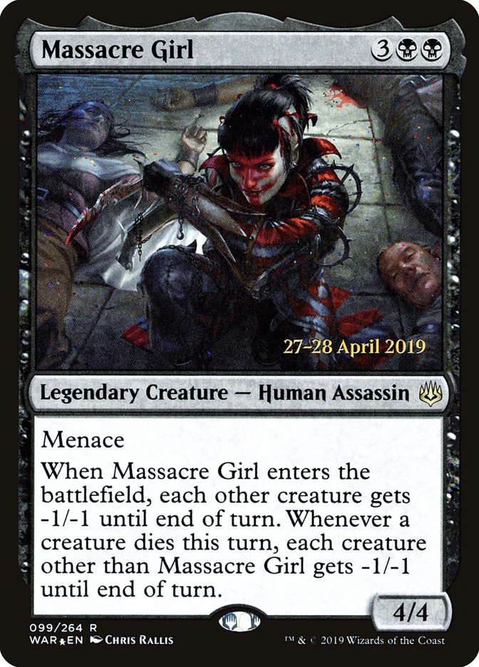Massacre Girl [War of the Spark Prerelease Promos] | Boutique FDB TCG