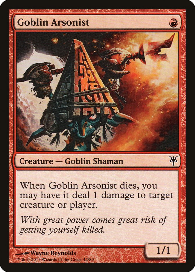 Goblin Arsonist [Duel Decks: Sorin vs. Tibalt] | Boutique FDB TCG