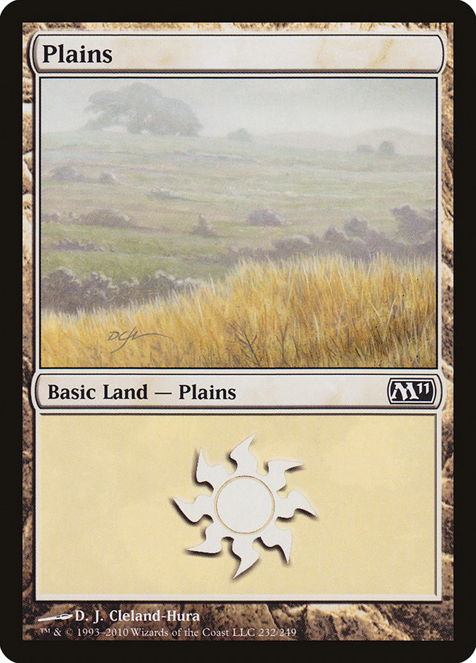 Plains (232) [Magic 2011] | Boutique FDB TCG