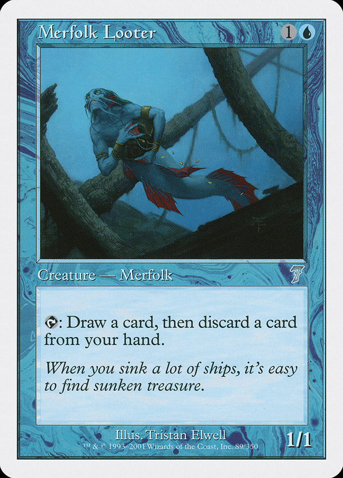 Merfolk Looter [Seventh Edition] | Boutique FDB TCG