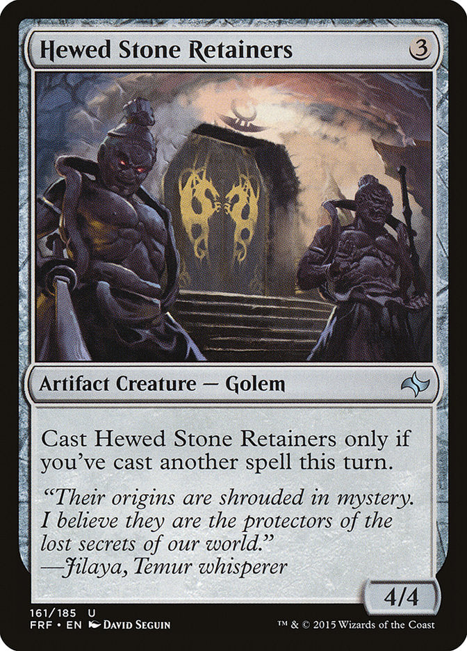 Hewed Stone Retainers [Fate Reforged] | Boutique FDB TCG