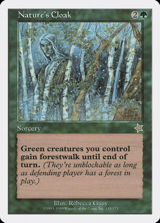 Nature's Cloak [Starter 1999] | Boutique FDB TCG