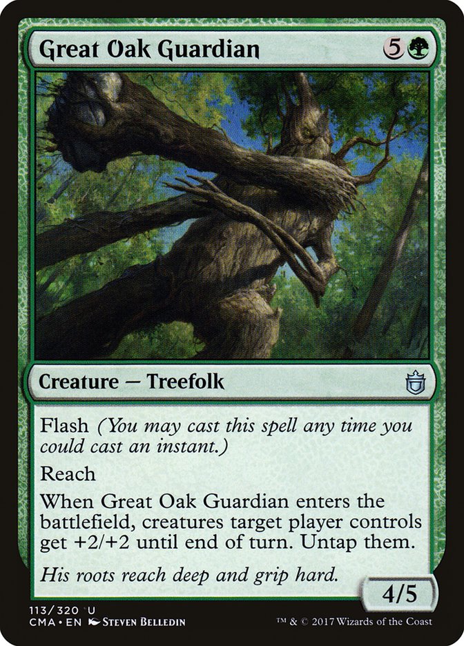 Great Oak Guardian [Commander Anthology] | Boutique FDB TCG