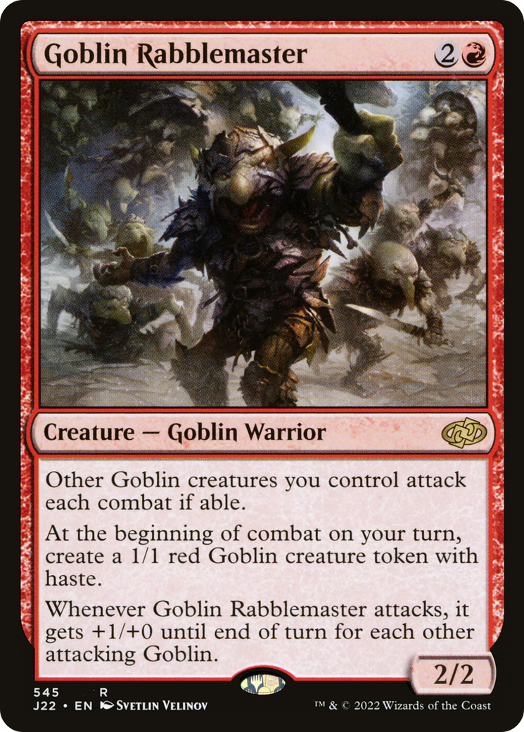 Goblin Rabblemaster [Jumpstart 2022] | Boutique FDB TCG