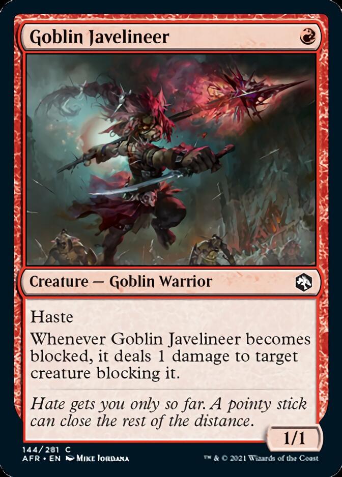 Goblin Javelineer [Dungeons & Dragons: Adventures in the Forgotten Realms] | Boutique FDB TCG