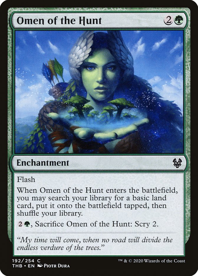 Omen of the Hunt [Theros Beyond Death] | Boutique FDB TCG