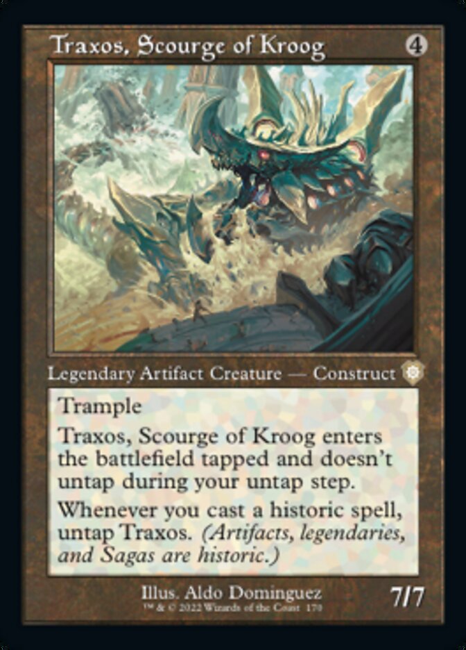 Traxos, Scourge of Kroog (Retro) [The Brothers' War Commander] | Boutique FDB TCG