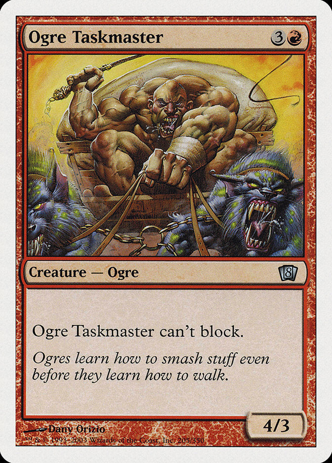 Ogre Taskmaster [Eighth Edition] | Boutique FDB TCG