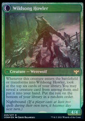 Howlpack Piper // Wildsong Howler [Innistrad: Crimson Vow Prerelease Promos] | Boutique FDB TCG