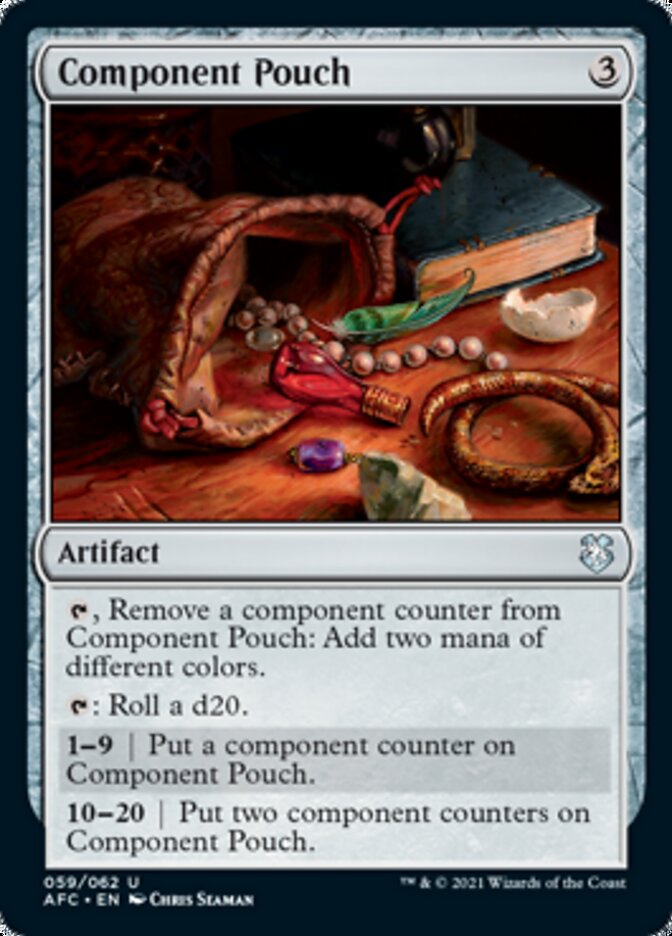 Component Pouch [Dungeons & Dragons: Adventures in the Forgotten Realms Commander] | Boutique FDB TCG