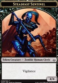 Steadfast Sentinel // Zombie Double-Sided Token [Hour of Devastation Tokens] | Boutique FDB TCG