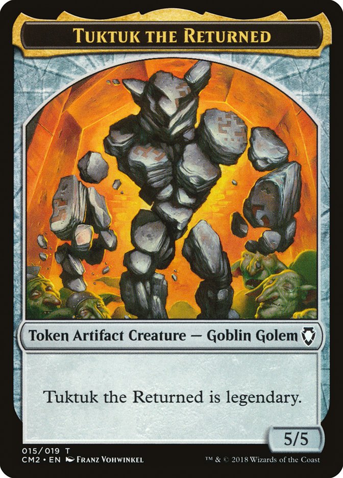 Tuktuk the Returned Token [Commander Anthology Volume II Tokens] | Boutique FDB TCG