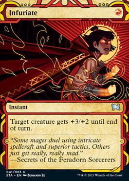 Infuriate (Foil Etched) [Strixhaven: School of Mages Mystical Archive] | Boutique FDB TCG