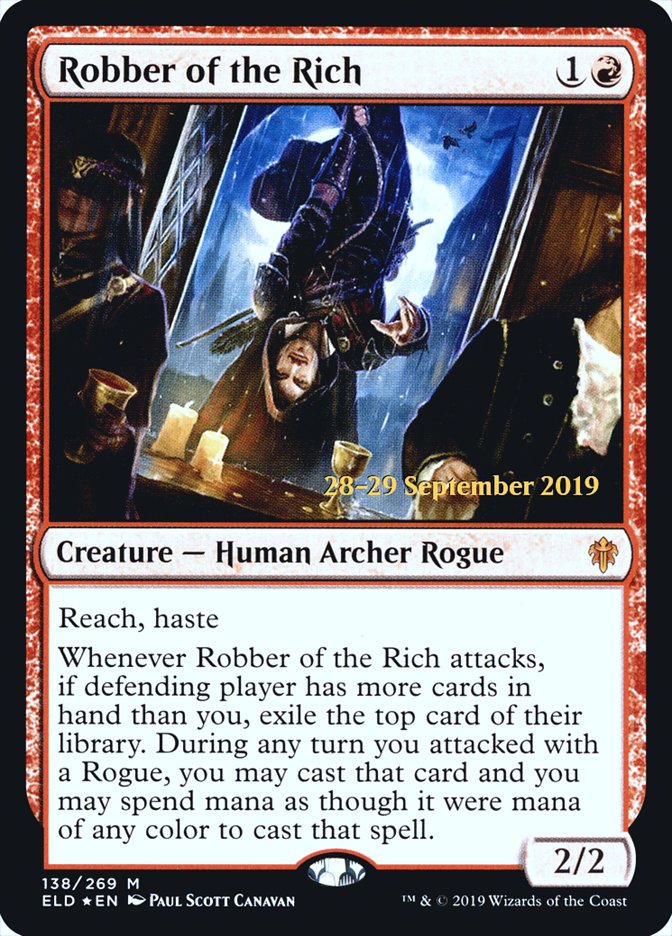 Robber of the Rich [Throne of Eldraine Prerelease Promos] | Boutique FDB TCG