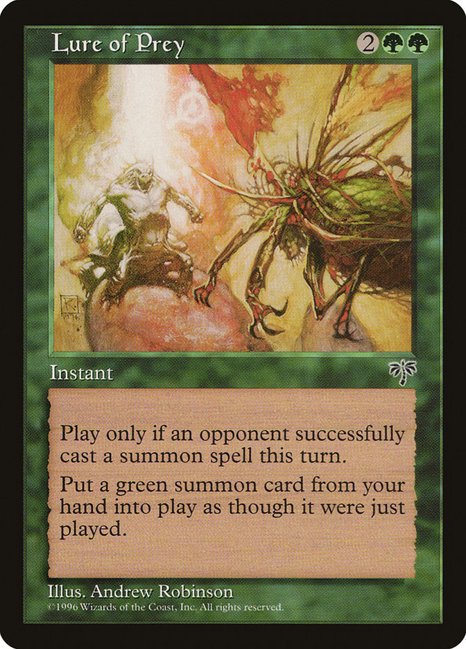 Lure of Prey [Mirage] | Boutique FDB TCG