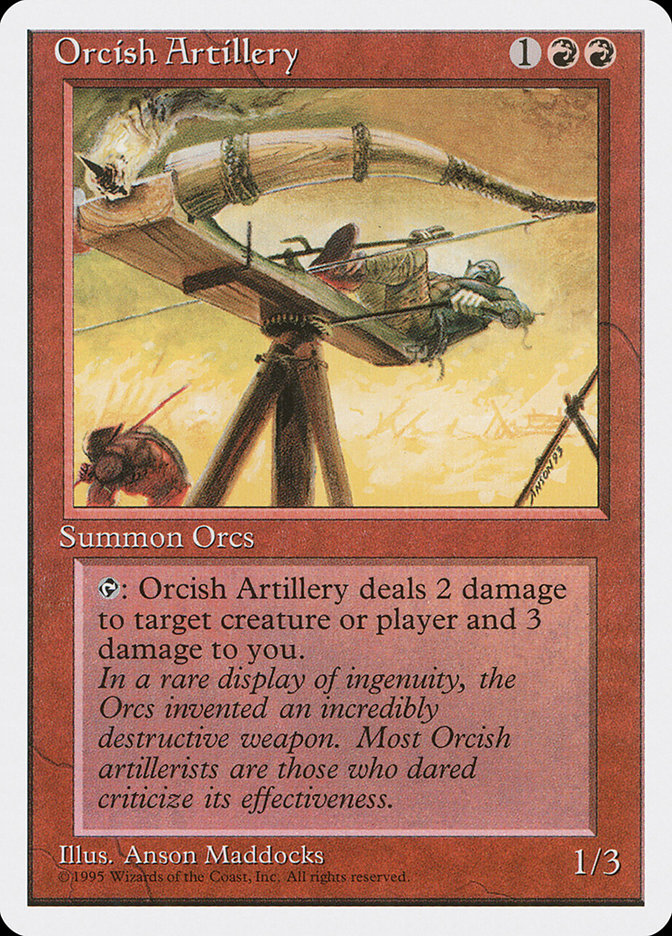 Orcish Artillery [Fourth Edition] | Boutique FDB TCG