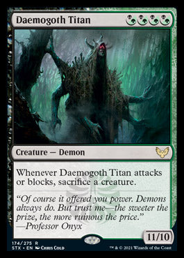 Daemogoth Titan [Strixhaven: School of Mages] | Boutique FDB TCG