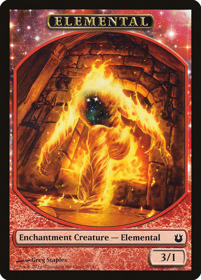 Elemental Token [Born of the Gods Tokens] | Boutique FDB TCG