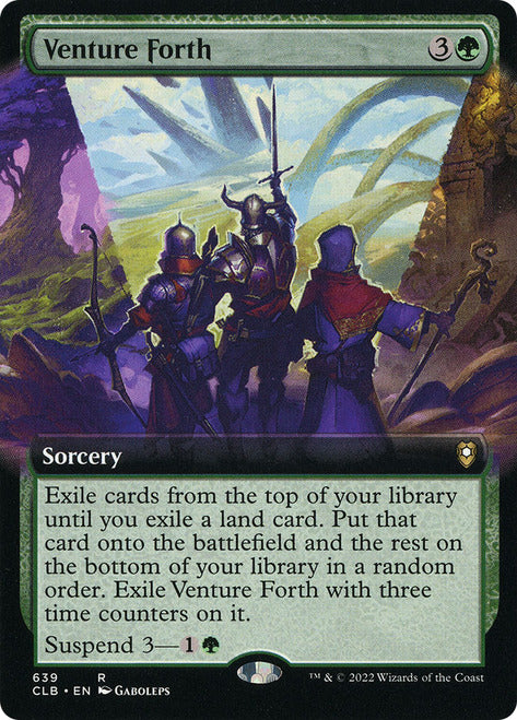 Venture Forth (Extended Art) [Commander Legends: Battle for Baldur's Gate] | Boutique FDB TCG
