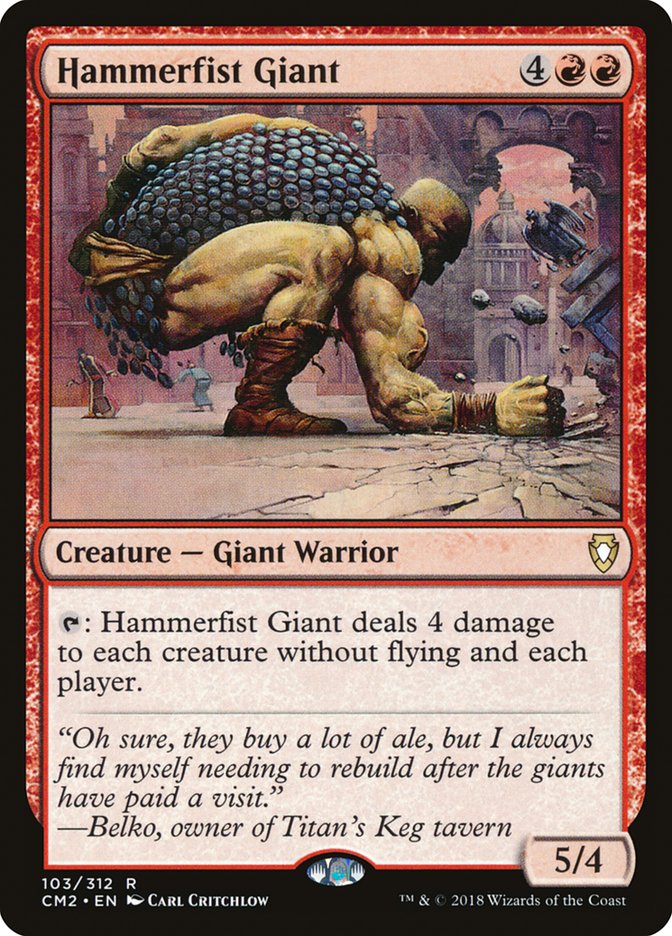 Hammerfist Giant [Commander Anthology Volume II] | Boutique FDB TCG