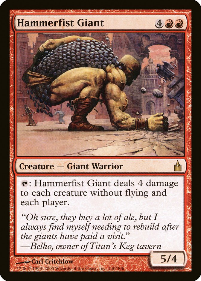 Hammerfist Giant [Ravnica: City of Guilds] | Boutique FDB TCG