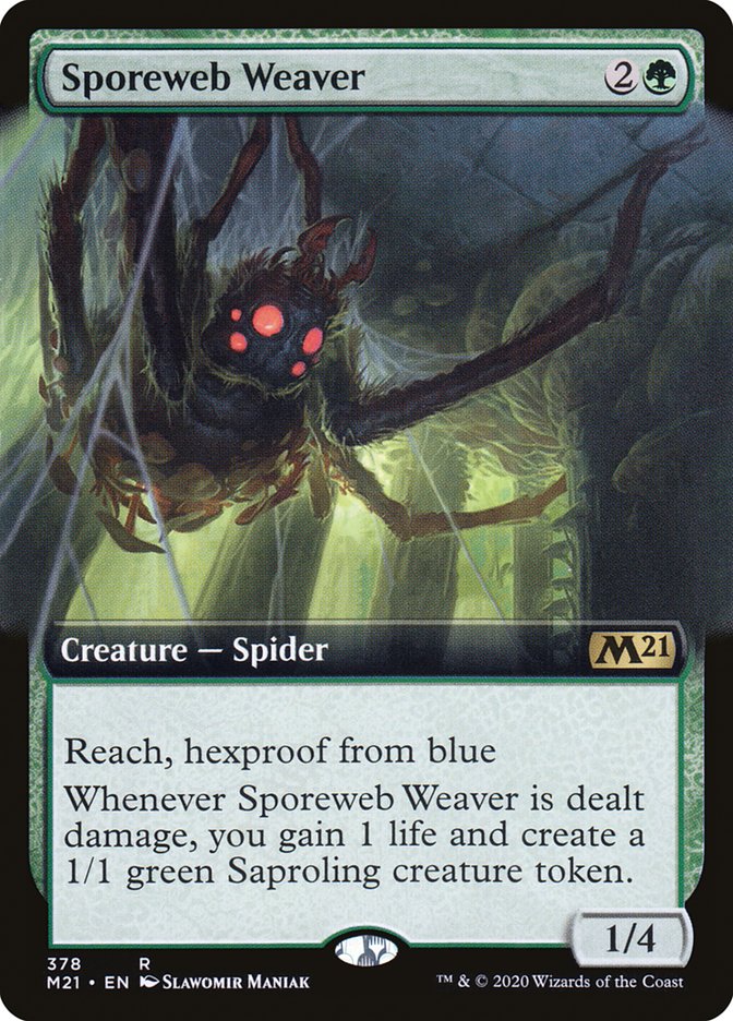 Sporeweb Weaver (Extended Art) [Core Set 2021] | Boutique FDB TCG