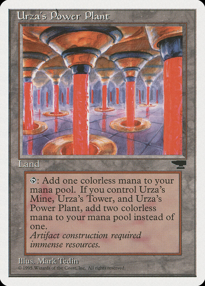 Urza's Power Plant (Red Columns) [Chronicles] | Boutique FDB TCG