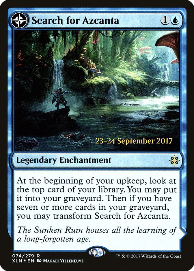 Search for Azcanta // Azcanta, the Sunken Ruin [Ixalan Prerelease Promos] | Boutique FDB TCG