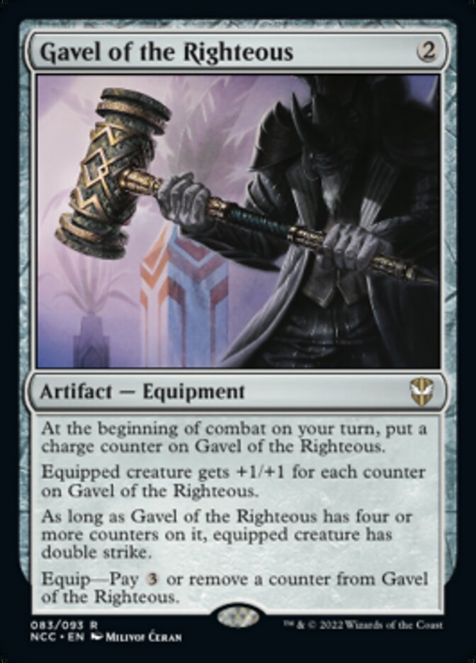 Gavel of the Righteous [Streets of New Capenna Commander] | Boutique FDB TCG