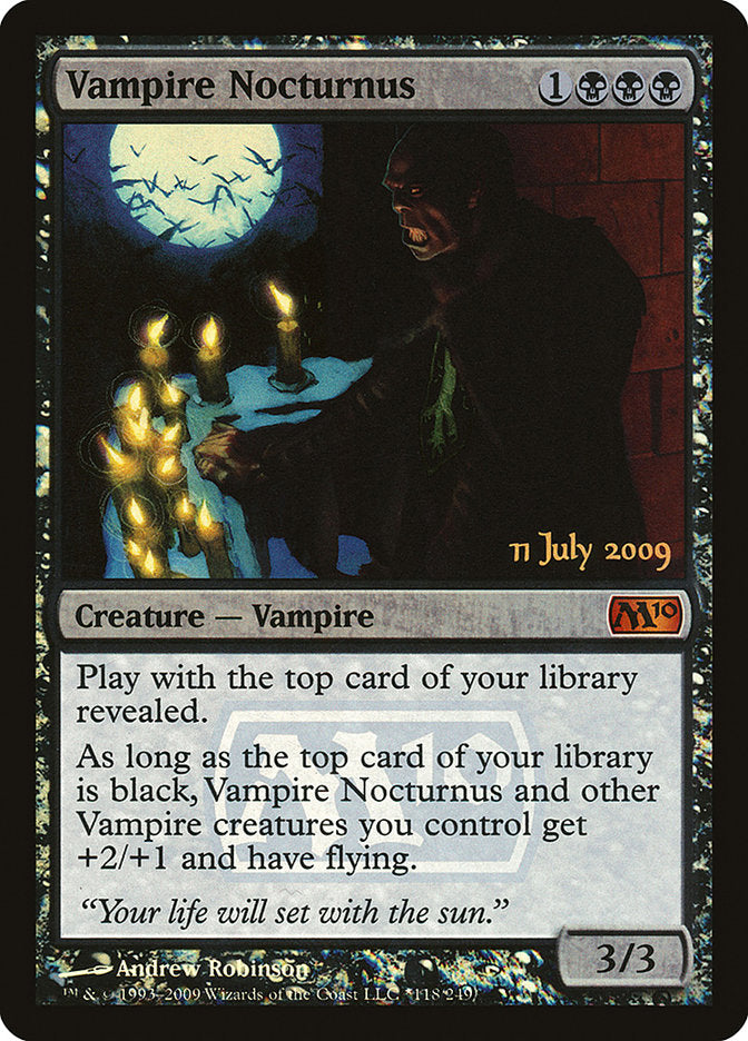 Vampire Nocturnus [Magic 2010 Prerelease Promos] | Boutique FDB TCG