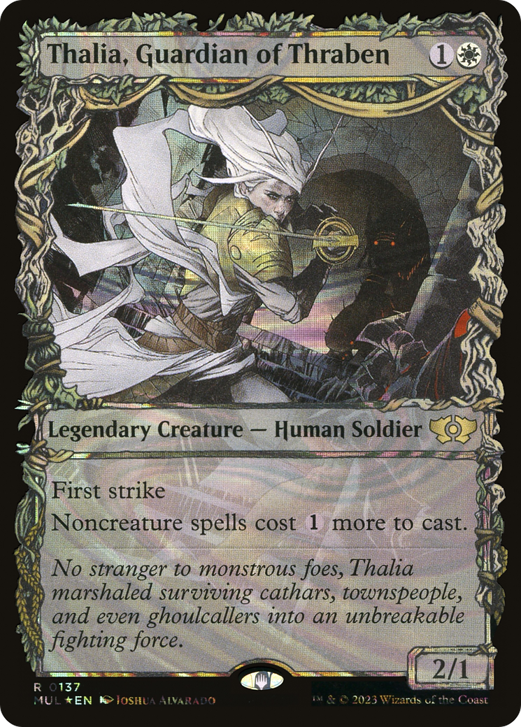 Thalia, Guardian of Thraben (Halo Foil) [Multiverse Legends] | Boutique FDB TCG