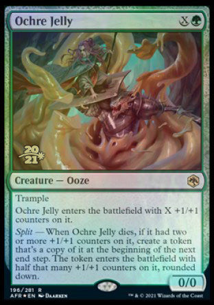 Ochre Jelly [Dungeons & Dragons: Adventures in the Forgotten Realms Prerelease Promos] | Boutique FDB TCG