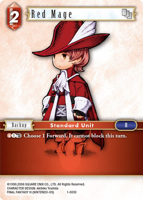 Red Mage (Arc) [Opus I] | Boutique FDB TCG