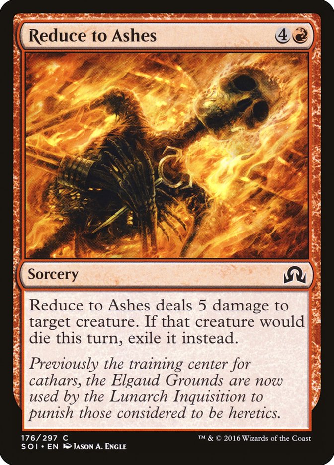 Reduce to Ashes [Shadows over Innistrad] | Boutique FDB TCG