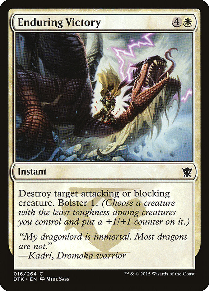 Enduring Victory [Dragons of Tarkir] | Boutique FDB TCG