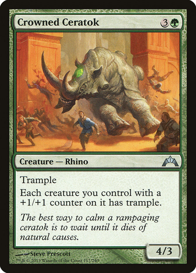 Crowned Ceratok [Gatecrash] | Boutique FDB TCG