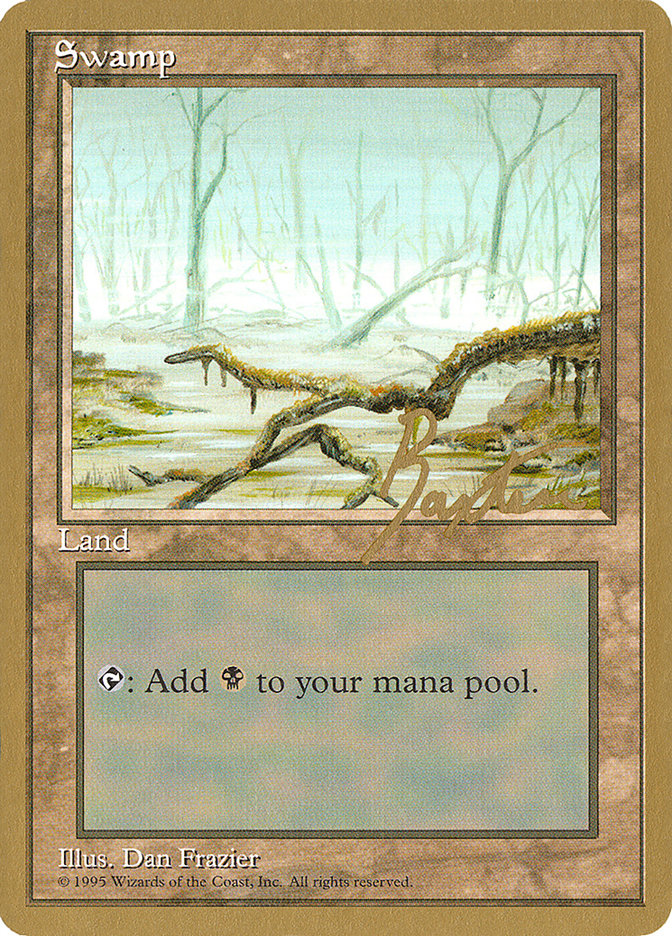 Swamp (gb372) (George Baxter) [Pro Tour Collector Set] | Boutique FDB TCG