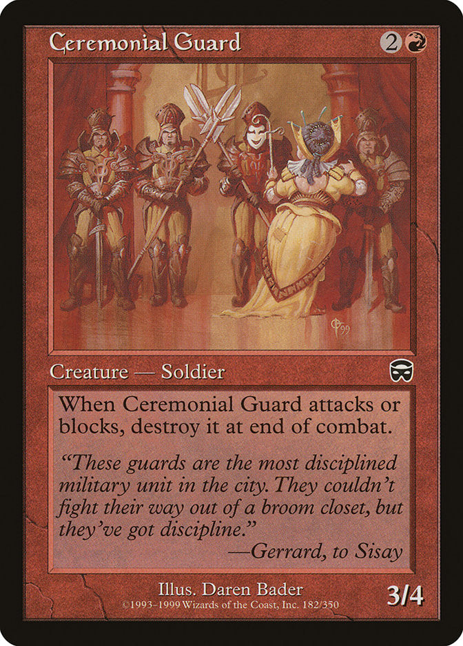 Ceremonial Guard [Mercadian Masques] | Boutique FDB TCG