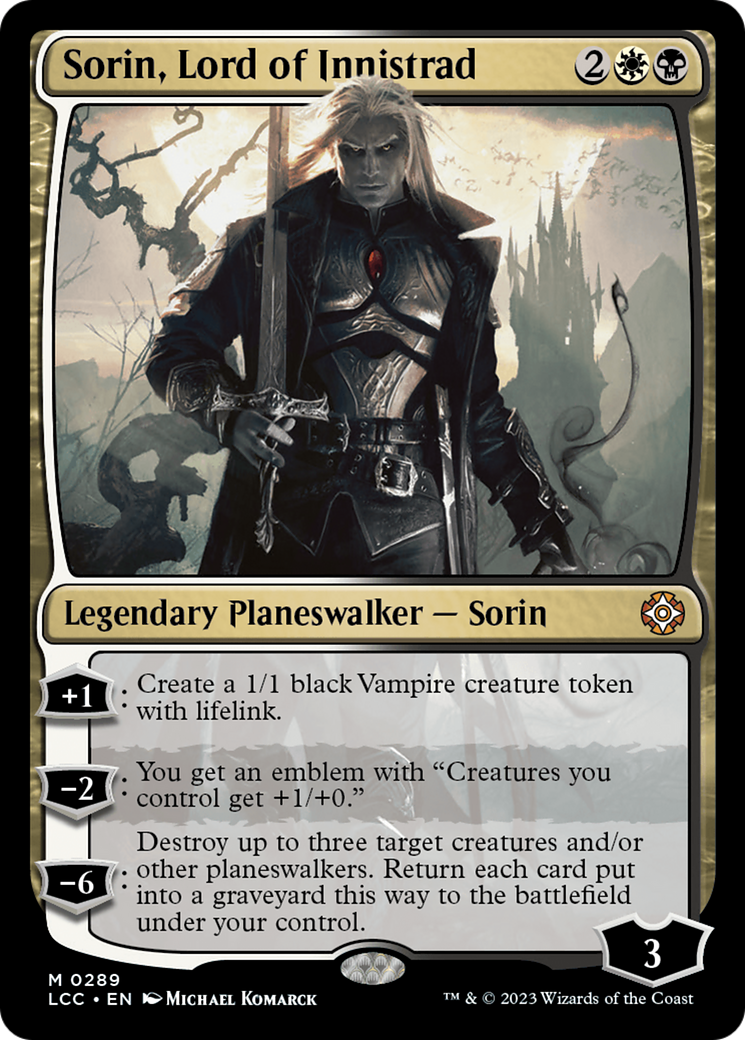 Sorin, Lord of Innistrad [The Lost Caverns of Ixalan Commander] | Boutique FDB TCG