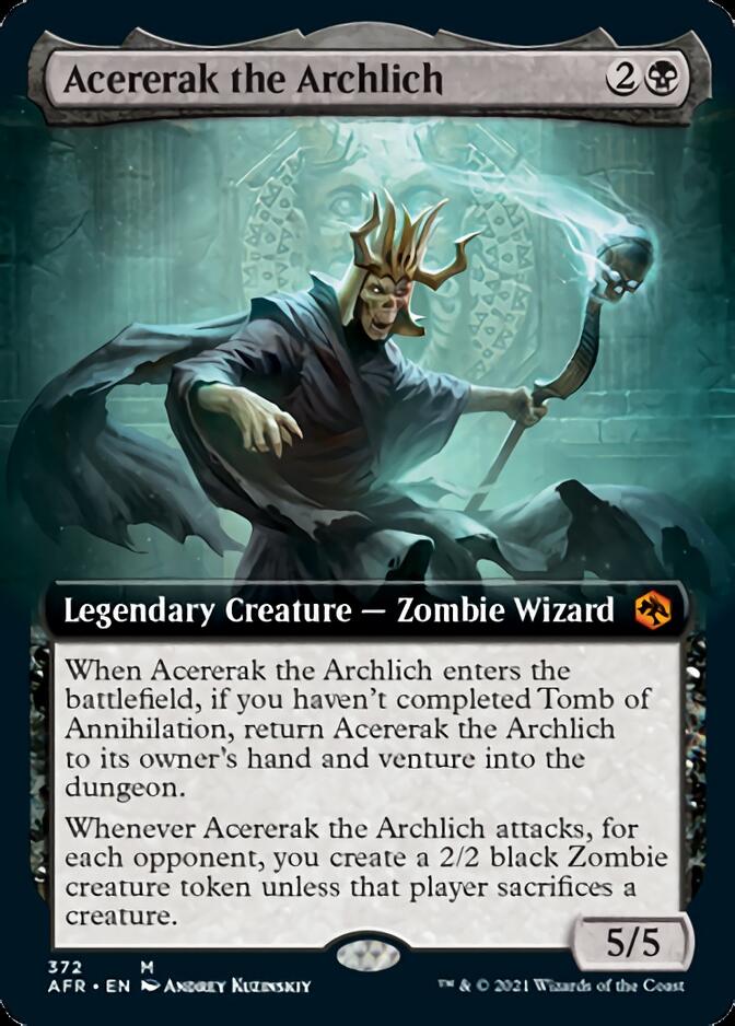 Acererak the Archlich (Extended Art) [Dungeons & Dragons: Adventures in the Forgotten Realms] | Boutique FDB TCG