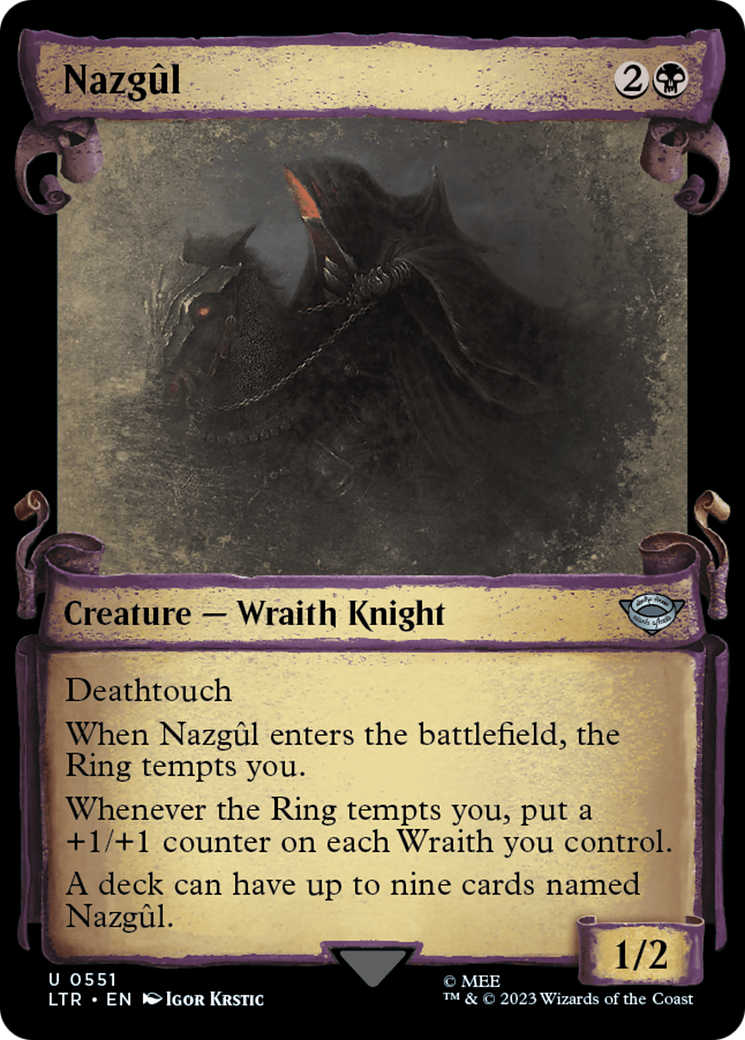 Nazgul (0551) [The Lord of the Rings: Tales of Middle-Earth Showcase Scrolls] | Boutique FDB TCG