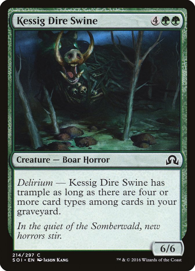 Kessig Dire Swine [Shadows over Innistrad] | Boutique FDB TCG