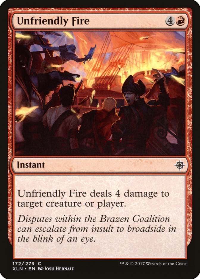 Unfriendly Fire [Ixalan] | Boutique FDB TCG