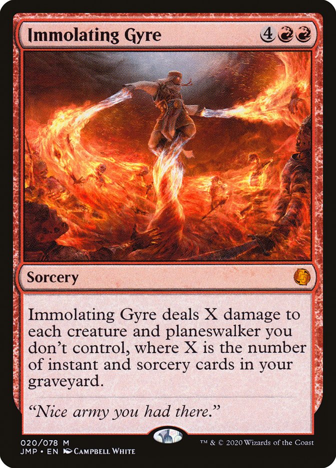 Immolating Gyre [Jumpstart] | Boutique FDB TCG