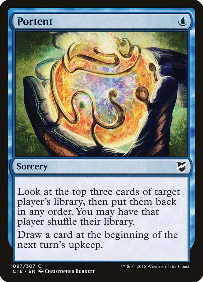 Portent [Commander 2018] | Boutique FDB TCG