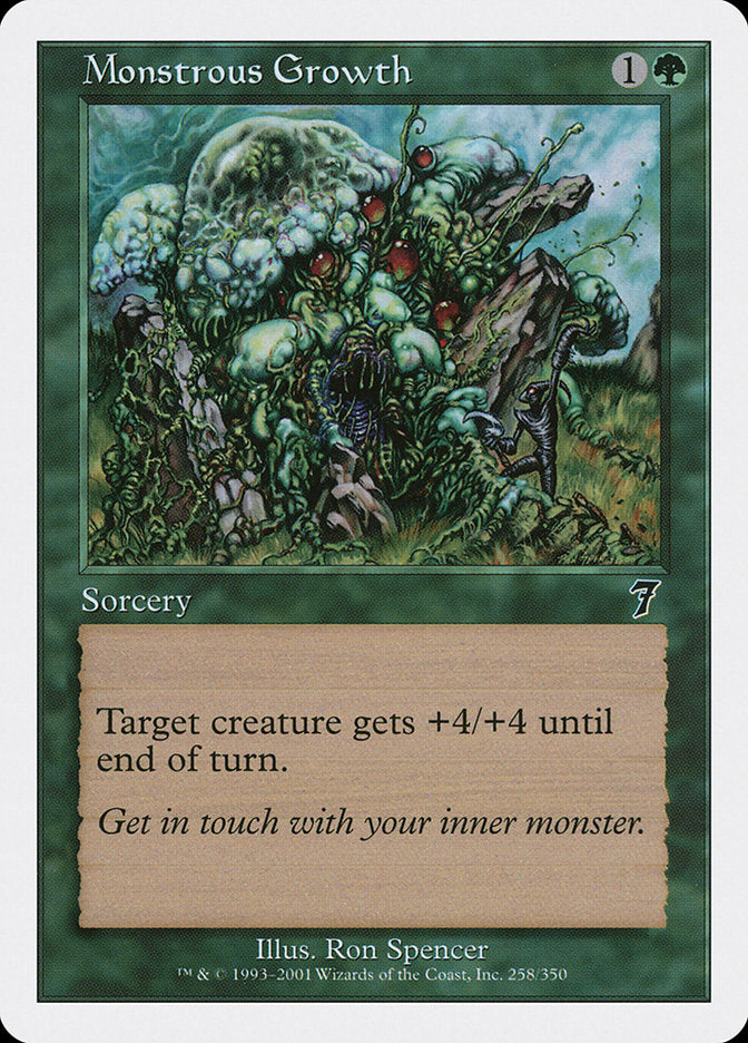 Monstrous Growth [Seventh Edition] | Boutique FDB TCG